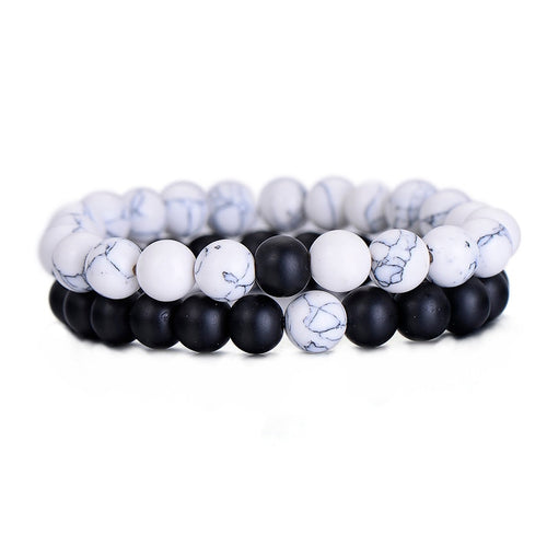 Couple Distance Bracelet Classic Stone